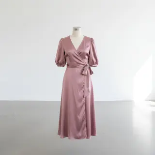 Satin SOIVÉ old rose