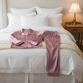 Satin SOIVÉ old rose