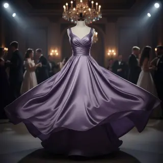 Satin SOIVÉ lilac