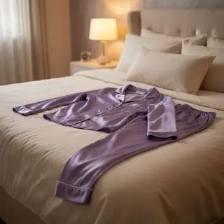 Satin SOIVÉ lilac