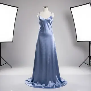 Satin SOIVÉ blue