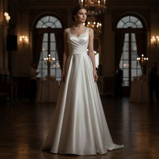 Satin SOIVÉ off white