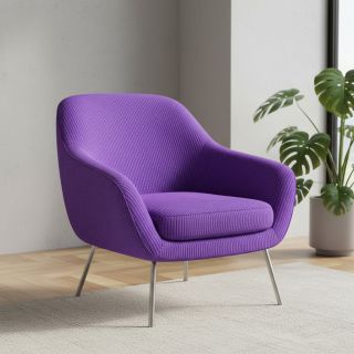 Catifea raiată HUGGY lavande