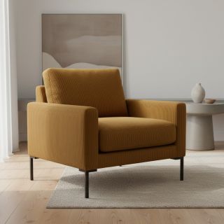 Catifea raiată HUGGY tabac