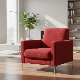 Catifea raiată HUGGY vermillon