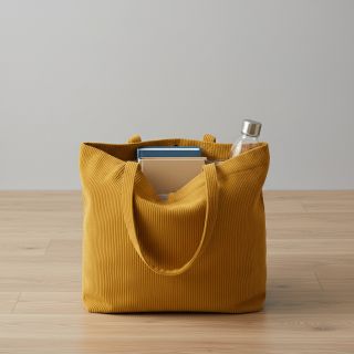 Catifea raiată HUGGY ocre