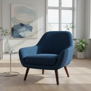 Catifea raiată HUGGY marine