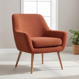 Catifea raiată FUTURE terracotta