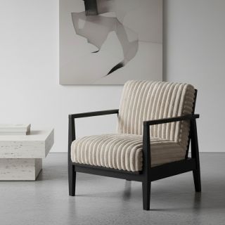 Catifea raiată HANNIBAL beige