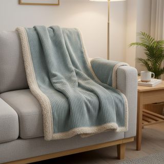 Catifea raiată Cofur fleece mint