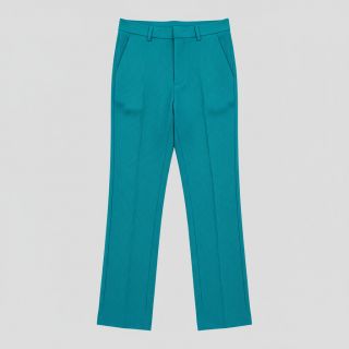 Catifea raiată subțire light petrol