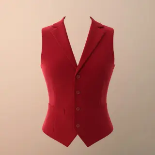 Catifea raiată subțire red