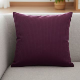 Catifea raiată 6W WASHED STRETCH aubergine