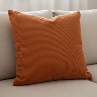 Catifea raiată 6W WASHED STRETCH brick