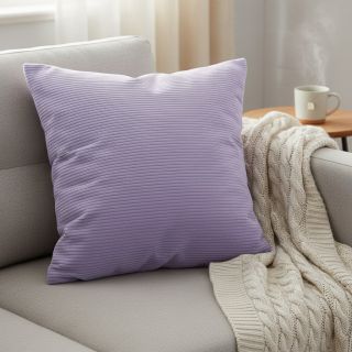 Catifea raiată 6W WASHED STRETCH lilac