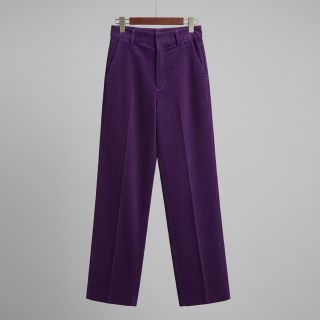 Catifea raiată 6W WASHED STRETCH purple