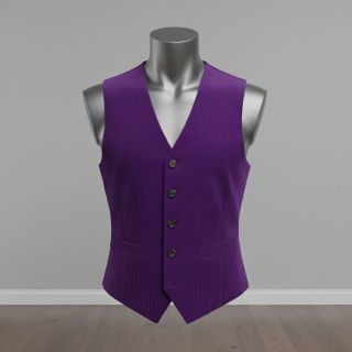 Catifea raiată 6W WASHED STRETCH purple