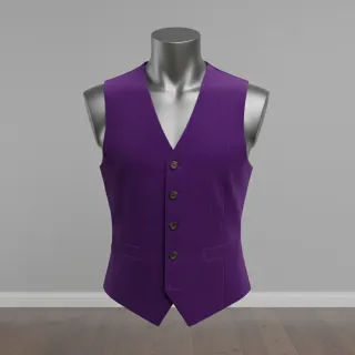 Catifea raiată 6W WASHED STRETCH purple