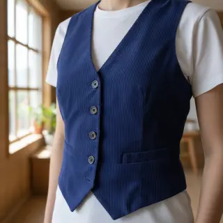 Catifea raiată 6W WASHED STRETCH cobalt