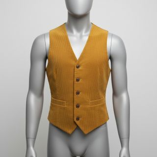 Catifea raiată 6W WASHED STRETCH ochre