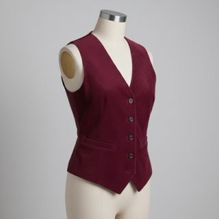 Catifea raiată 6W WASHED STRETCH berry