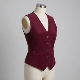 Catifea raiată 6W WASHED STRETCH berry