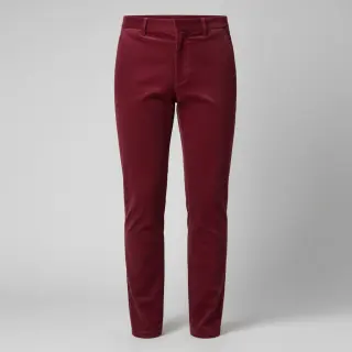 Catifea raiată 6W WASHED STRETCH dark red
