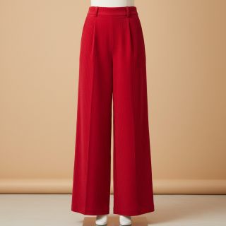 Catifea raiată 6W WASHED STRETCH red