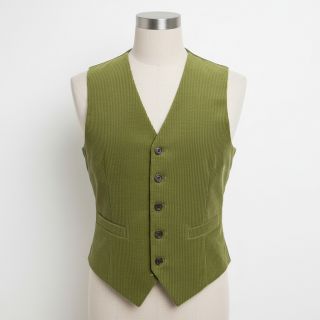 Catifea raiată 6W WASHED STRETCH green