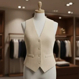 Catifea raiată 6W WASHED STRETCH sand