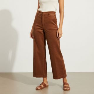 Catifea raiată 6W WASHED STRETCH nutbrown