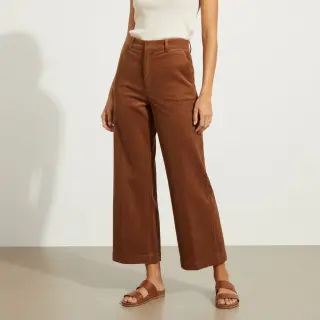 Catifea raiată 6W WASHED STRETCH nutbrown