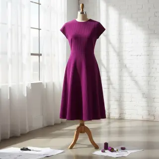 Catifea raiată 6W COTTON TOUCH fuchsia