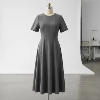 Catifea raiată 6W COTTON TOUCH dark grey
