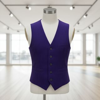 Catifea raiată 6W COTTON TOUCH cobalt