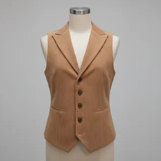 Catifea raiată 6W COTTON TOUCH light brown