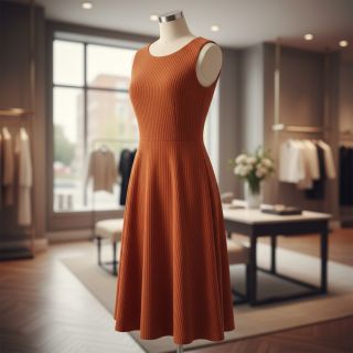 Catifea raiată 6W COTTON TOUCH rust