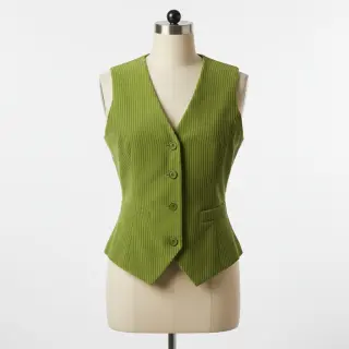Catifea raiată 6W COTTON TOUCH green