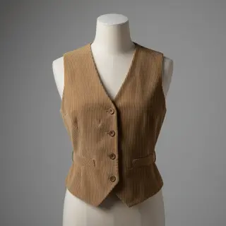 Catifea raiată 6W COTTON TOUCH taupe