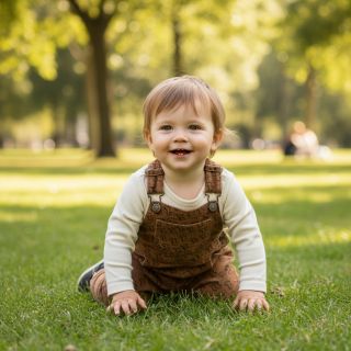 Catifea raiată STRETCH Little dino taupe