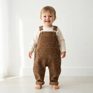 Catifea raiată STRETCH Little deer taupe
