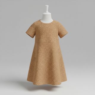 Catifea raiată STRETCH Little clouds sand