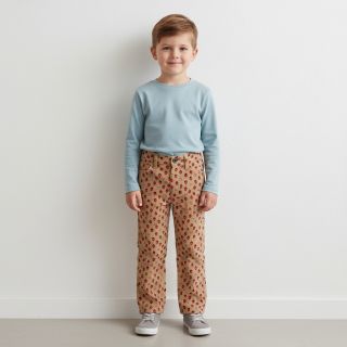 Catifea raiată STRETCH Little strawberries sand