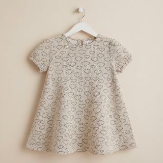 Catifea raiată STRETCH Little clouds light sand