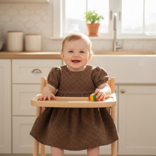 Catifea raiată STRETCH Little love taupe