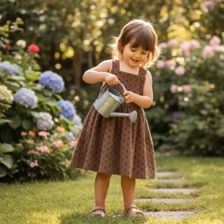 Catifea raiată STRETCH Little cherry taupe