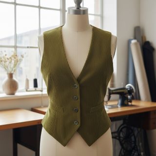 Catifea raiată olive