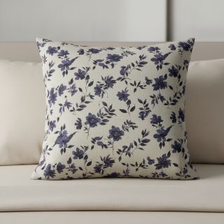 Țesătură decorativă Linenlook Night flowers digital print