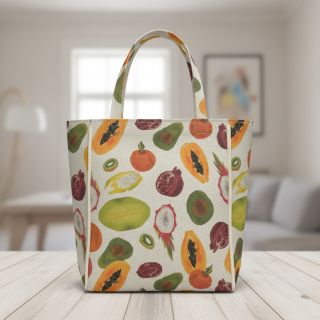 Țesătură decorativă Linenlook Fruit digital print