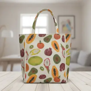 Țesătură decorativă Linenlook Fruit digital print